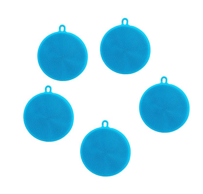 Silicone dishwashing brush