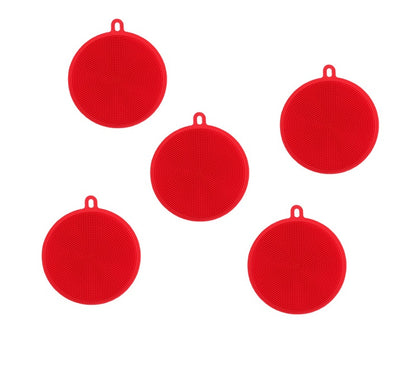 Silicone dishwashing brush