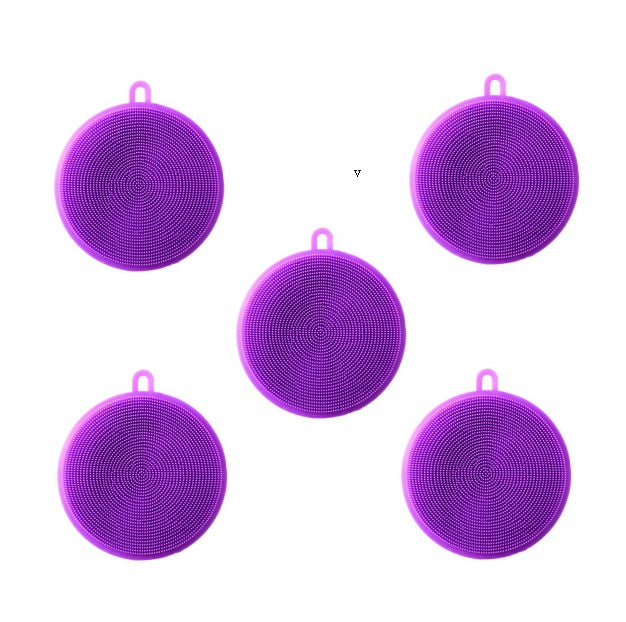 Silicone dishwashing brush