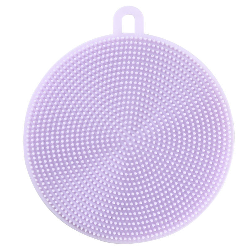 Silicone dishwashing brush