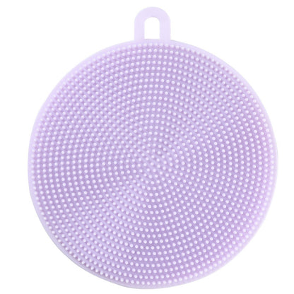 Silicone dishwashing brush