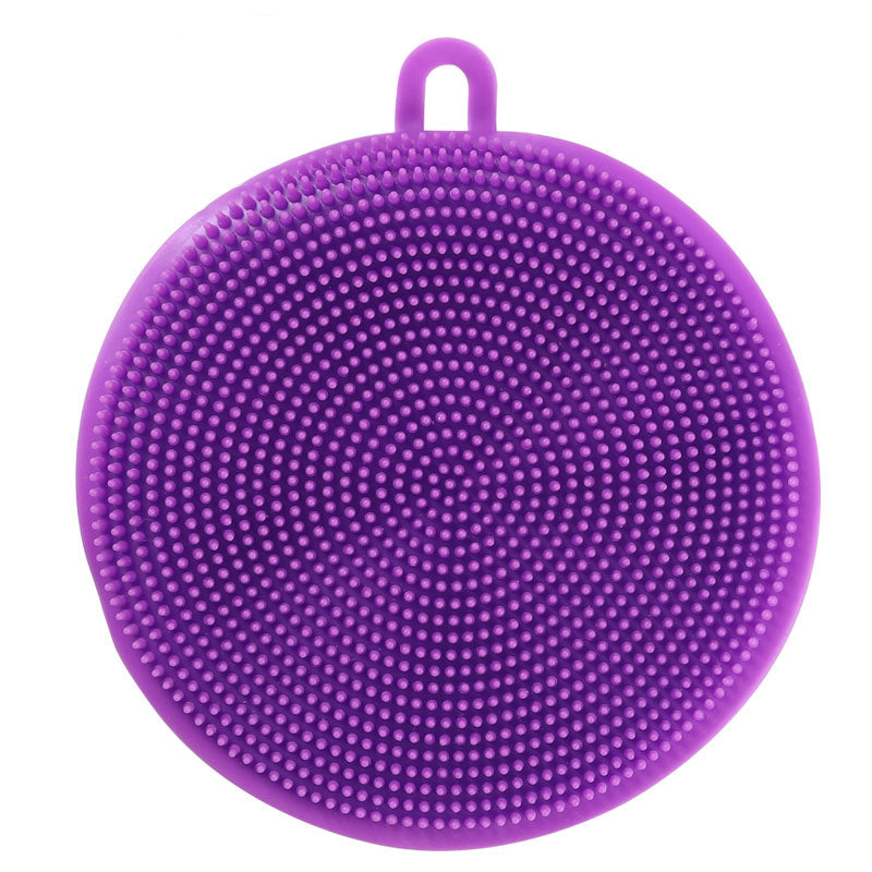 Silicone dishwashing brush