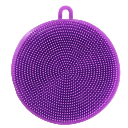 Silicone dishwashing brush