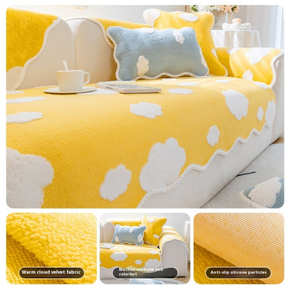 Plush Sofa Seat Cushions Non-slip