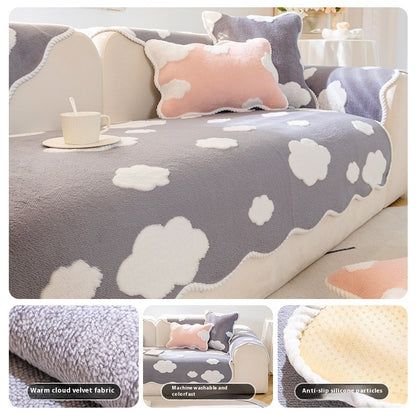 Plush Sofa Seat Cushions Non-slip
