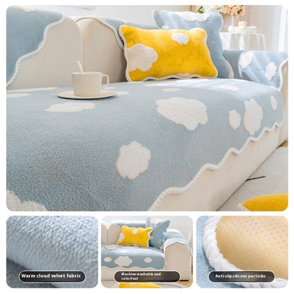 Plush Sofa Seat Cushions Non-slip