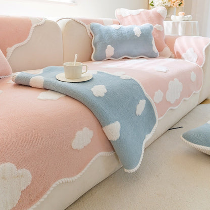 Plush Sofa Seat Cushions Non-slip