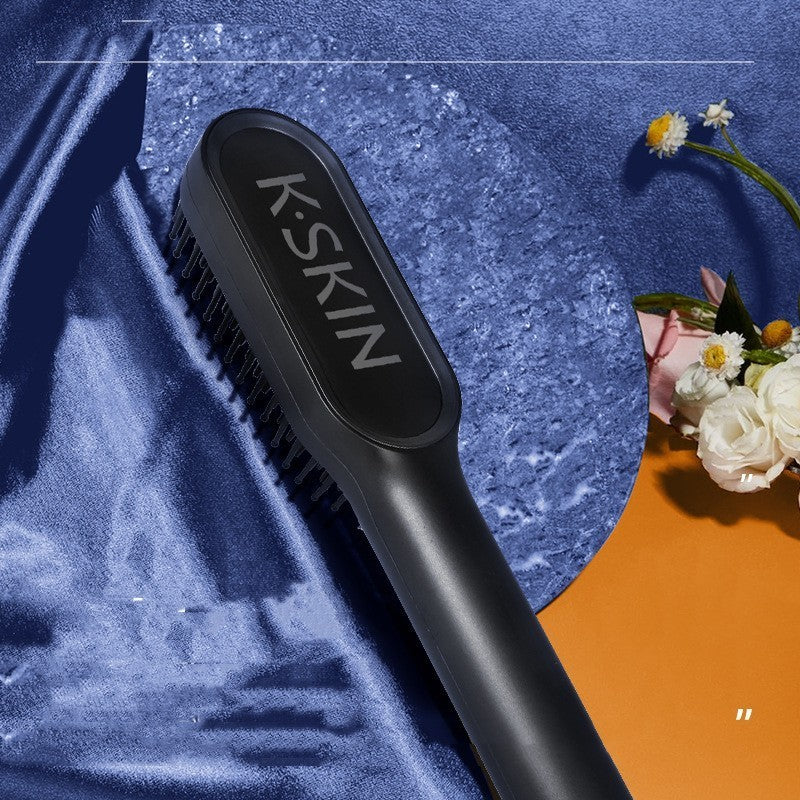 Golden Rice Three-in-one Hot Air Comb Straight Comb Rolls