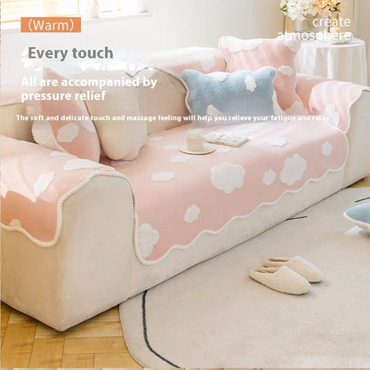 Plush Sofa Seat Cushions Non-slip